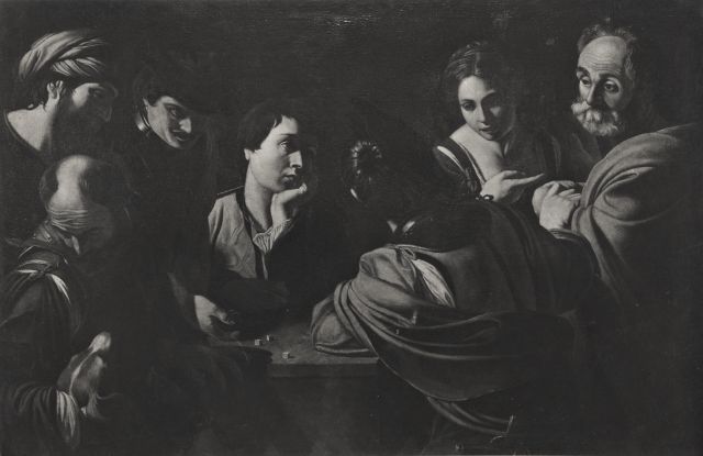 FONDAZIONE ZERI CATALOGO Manfredi Bartolomeo, Negazione di san Pietro