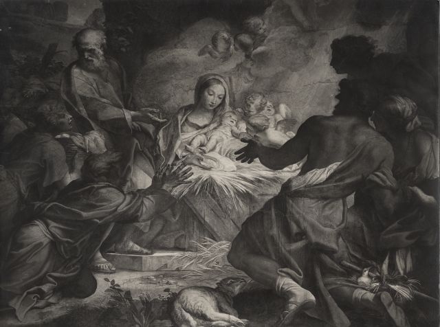 FONDAZIONE ZERI CATALOGO Maratta Carlo, Adorazione dei pastori