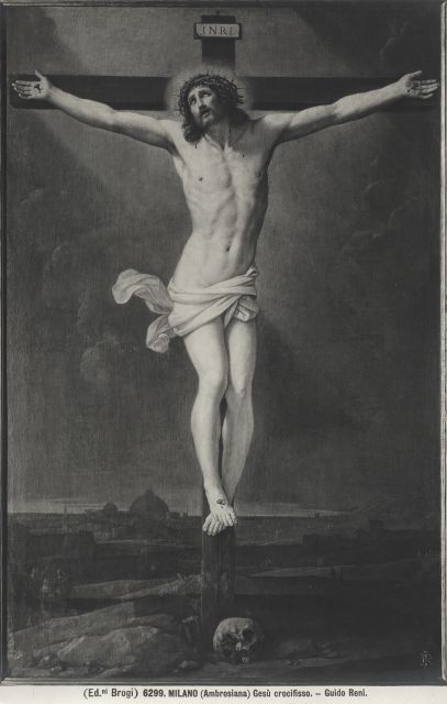 FONDAZIONE ZERI | CATALOGO : Brogi — Milano (Ambrosiana) Gesù crocifisso. -  Guido Reni