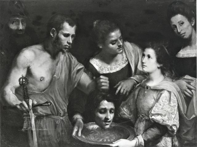 FONDAZIONE ZERI CATALOGO Anonimo — Circle of Luciano Borzone. Salome