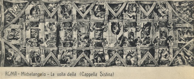 FONDAZIONE ZERI | CATALOGO : Vasari — Roma - Michelangelo - La volta della (Cappella  Sistina)