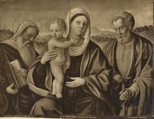 FONDAZIONE ZERI CATALOGO Francesco da Santacroce, Sacra Famiglia