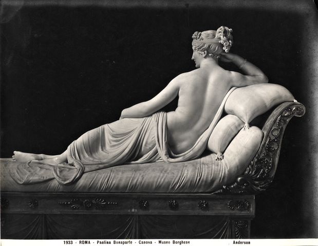 FONDAZIONE ZERI | CATALOGO : Canova Antonio, Ritratto di Paolina Borghese  Bonaparte in veste di Venere