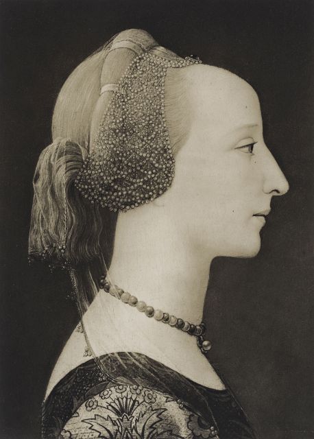 FONDAZIONE ZERI CATALOGO Pollaiolo, Ritratto femminile di profilo