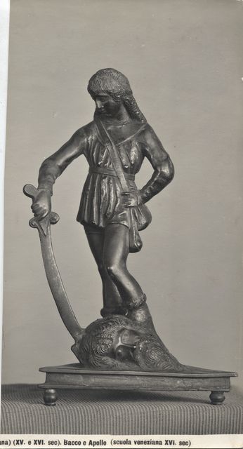 FONDAZIONE ZERI CATALOGO Bellano Bartolomeo, David