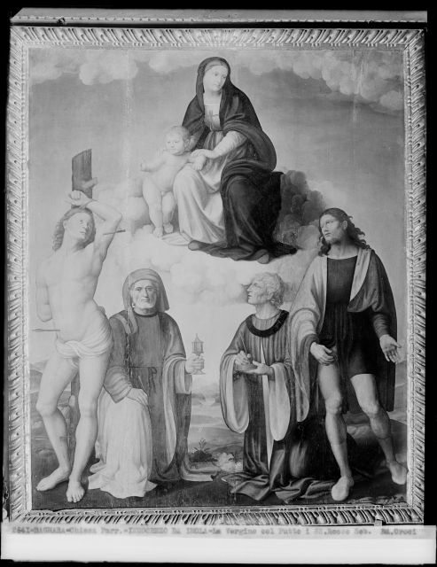 FONDAZIONE ZERI CATALOGO Francucci Innocenzo, Madonna con Bambino