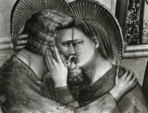 FONDAZIONE ZERI | CATALOGO : Giotto di Bondone, Incontro di sant'Anna e san  Gioacchino alla Porta Aurea