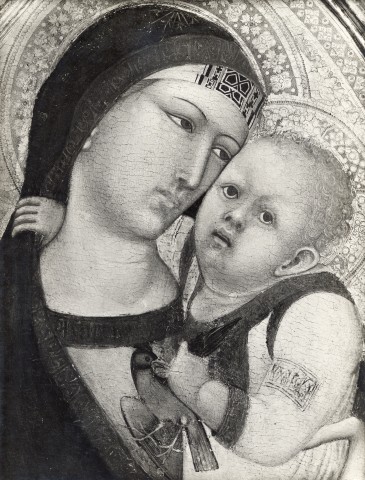 FONDAZIONE ZERI | CATALOGO : Lorenzetti Ambrogio, Madonna con Bambino