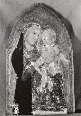 FONDAZIONE ZERI | CATALOGO : Lorenzetti Ambrogio, Madonna con Bambino