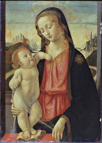 FONDAZIONE ZERI | CATALOGO : Photo RZ. — Bigordi Domenico (Ghirlandaio) -  sec. XV - Madonna con Bambino
