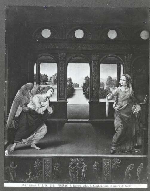FONDAZIONE ZERI CATALOGO Lorenzo di Credi, Annunciazione, Creazione di Eva, Peccato FONDAZIONE ZERI CATALOGO Lorenzo di Credi, Annunciazione, Creazione di Eva, Peccato