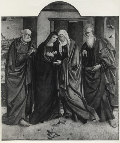 FONDAZIONE ZERI CATALOGO Giuffrè Antonino, Visitazione tra san