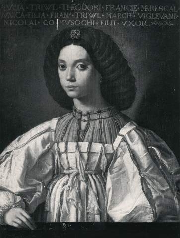 FONDAZIONE ZERI CATALOGO Morando Paolo, Ritratto di Giulia Trivulzio