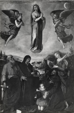 FONDAZIONE ZERI CATALOGO Pulzone Scipione, Madonna Immacolata tra