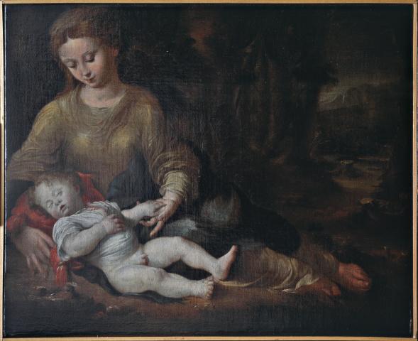 FONDAZIONE ZERI CATALOGO Mazzola Bedoli Girolamo, Madonna con Bambino